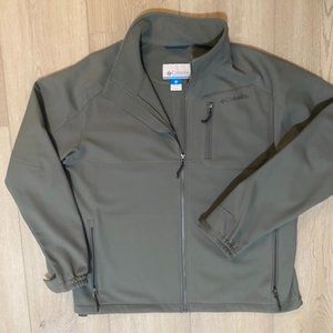Men's Gray Columbia Rain Jacket